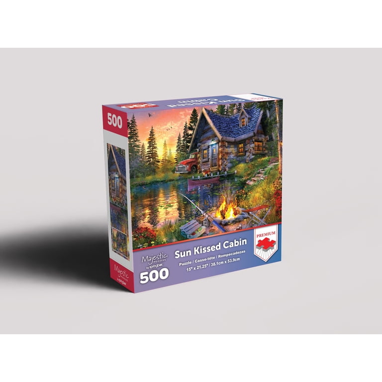 Springbok Sun Kissed Cabin 500 Piece Jigsaw Puzzle photo 2