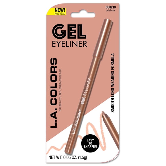 L.A. COLORS, Eyeliner, Celebrate, Bronze, 0.05 oz
