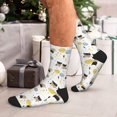 thumbnail image 7 of KLL Cute Cat Print Cool Socks Men's Women's Crew Socks Funny Crazy Novelty Stockings, 7 of 7