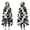 Black White Tie, variant on Wearable Blanket,Black White Tie Dye Mandala Pattern Hooded Wearable Flannel Blanket for Adults & Teens,Winter Poncho Shawl Wrap Cape Cozy Anti-Pill,60"x80"
