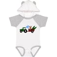thumbnail image 3 of Inktastic Plaid Christmas Tractor With Cute Reindeer Boys or Girls Baby Bodysuit, 3 of 5