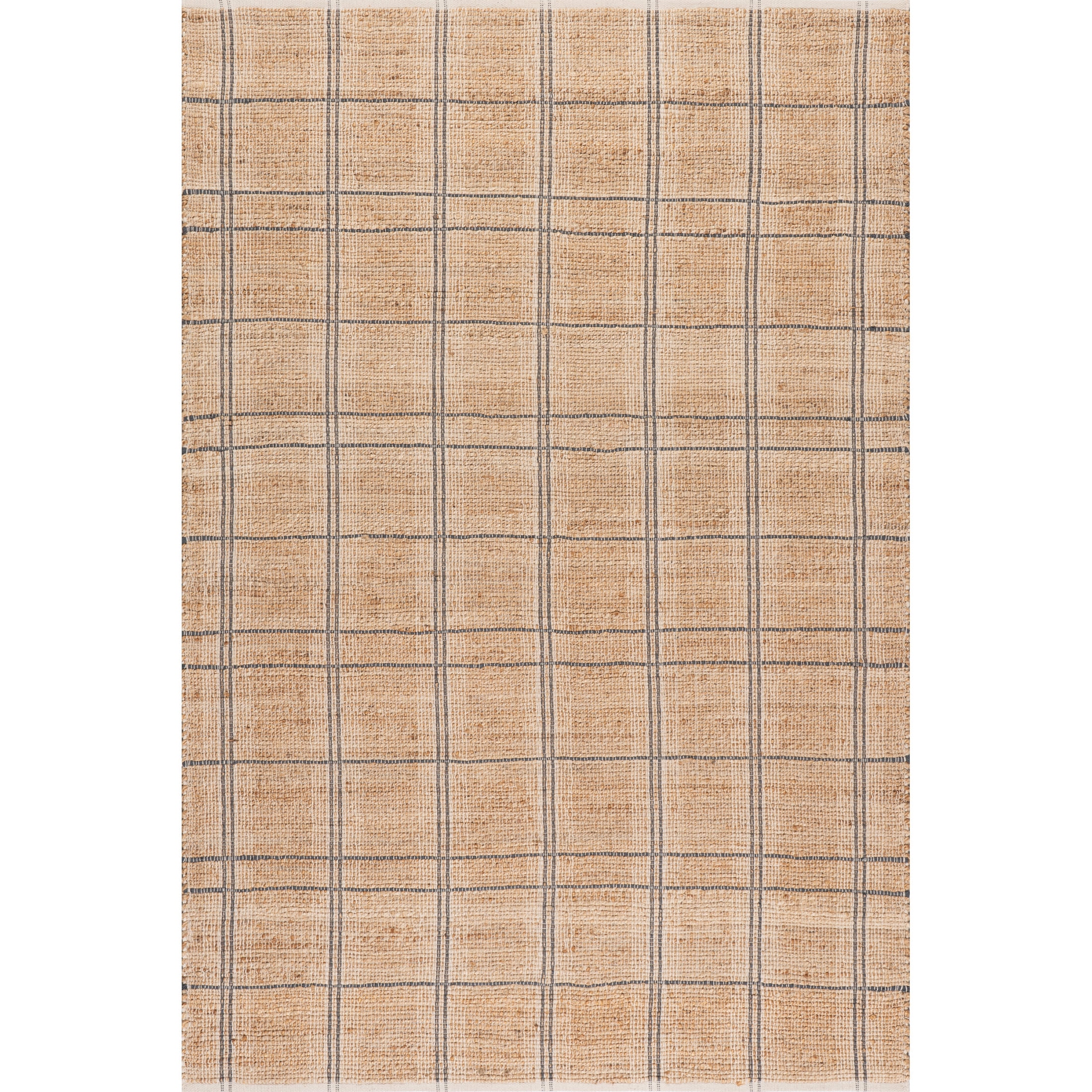 Rugs USA Oscar Plaid Jute Area Rug, 8' 6" x 11' 6", Oscar Natural