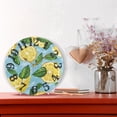 thumbnail image 6 of Lemon Mint Leaves 10 inch Wall Clocks Non Ticking Easy to Read Battery Decorative for Home Bathroom Kitchen Bedroom Living Room, 6 of 8