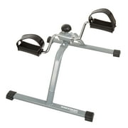 Portable Under Desk Stationary Fitness Machine- Indoor Exercise Pedal Machine Bike for Arms, Legs, Physical Therapy or Calorie Burn by Wakeman Fitness