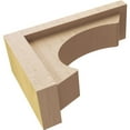 thumbnail image 6 of 3"W x 9"D x 6"H Classic Emerson Rough Cedar Woodgrain TimberThane Corbel, Primed Tan, 6 of 6