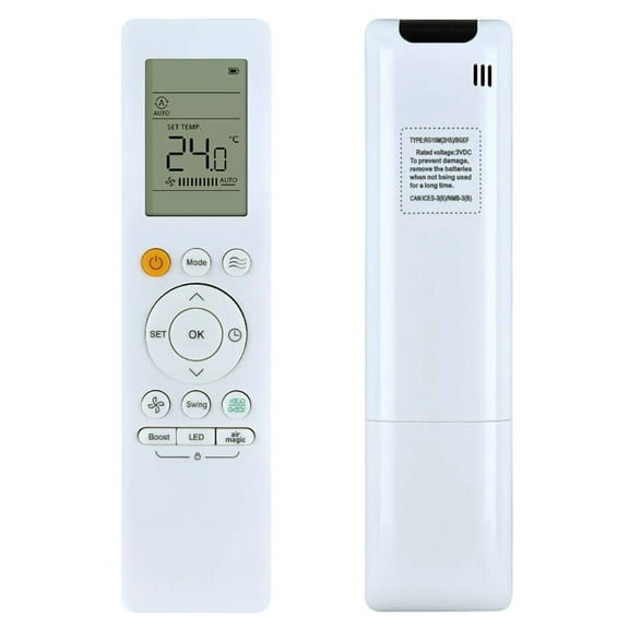 New RG10M(2HS)/BGEF For Midea AC Air Remote Control RG10N(2HS)/BGEF With Heat