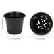 thumbnail image 3 of Macetas para plántulas BuyWeek 100 piezas plástico negro vivero ultrarresistente, 3 of 12