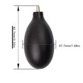 thumbnail image 2 of Soplador de aire, 2 sopladores de polvo negros, bola sopladora de polvo con paño de limpieza, para cámaras, accesorios de computadora, teclados, 2 of 5