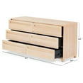 thumbnail image 2 of Safavieh Tobiette 6 Drawer Solid Wood Dresser in Oak, 2 of 13