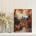 thumbnail image 2 of Autumnal Town Street Canvas Print/Wall Art，Suitable for Living Room，Bedroom，Office，Hallway，and Staircase Decoration., 2 of 8