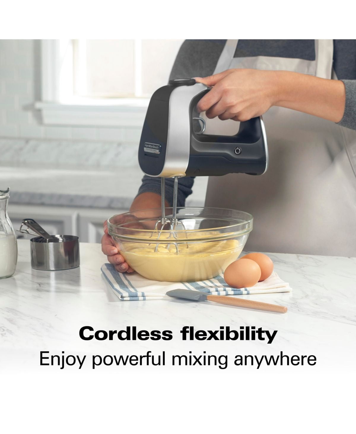 Cordless Hand Mixer with Infinite Speed