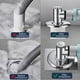 thumbnail image 4 of Herramientas y mejoras para el hogar Lavadora Verificar piso Lavadora de tres vías Bajante de piso Tubería de uso conjunto Desodorante Tapa Desbordamiento Junta especial Verificar desagüe de lavadora, 4 of 9