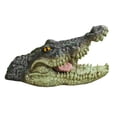 thumbnail image 4 of koolsoo Crocodile Head Decoy Pond Float Realistic Floating Crocodile Decoy Floating Fun 5, 4 of 9