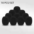 thumbnail image 4 of 10Pcs Microphone Foam Windscreen Cover for Gaming Headset Headworn Mic Black, 4 of 11