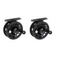 thumbnail image 1 of 2X Plastic Fly Reel River Fishing Fly Fishing Left / Right Exchange Possible (Reel Diameter 42 mm), 1 of 5