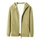 thumbnail image 4 of MHFRRA Chaqueta con Capucha de Peso Pesado, Cremallera Completa, Sudadera de Invierno Cálida para Exteriores, Ropa Informal, Suéter Suave y Cómodo Verde, 4 of 4