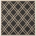 thumbnail image 2 of Safavieh Courtyard Black Indoor Outdoor Rug - Square 7'10", 2 of 5