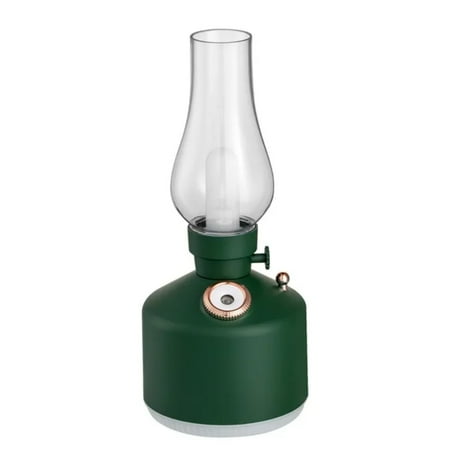 

Desktop Retro Lamp Air Humidifier USB Rechargeable Wireless Diffuser Rechargeable Essential Oil 7Color Lights Cool Mist