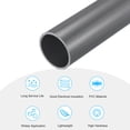 thumbnail image 3 of Uxcell Rigid Round Pipe Light Grey 1.45 x 1.65"(ID*OD) High Impact for Water Pipe Crafts Cable Sleeve, 3 of 6