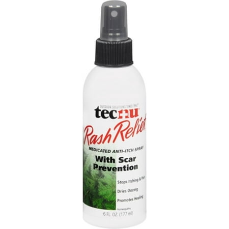 Medicated Anti Itch Spray - Tecnu Rash Relief Medicated Anti-Itch Spray 6 oz