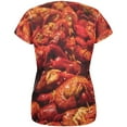 thumbnail image 2 of Louisiana Cajun Crawfish Boil All Over Ladies T-Shirt - Small, 2 of 2