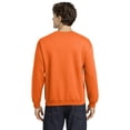thumbnail image 6 of Gildan Long Sleeve Men's Sweatshirt, Hi Vis Durable Heavy Blend Casual Crewneck Sweatshirt, Safety Orange, S, 6 of 6