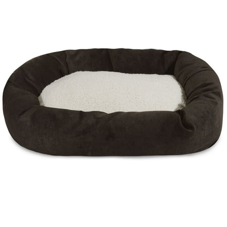 UPC: 0788995542544 | Majestic Pet Villa Sherpa Bagel Dog Bed Machine Washable Storm Medium 32  x 23  x 7