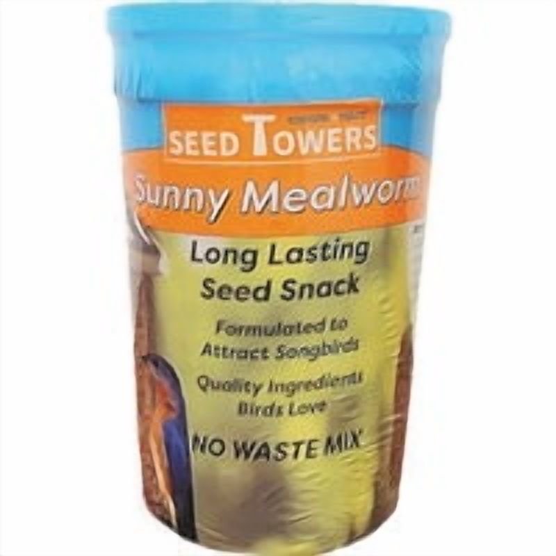 Wildlife Sciences Songbird Treats Sunny Mealworn Seed Tower - Pack of 10