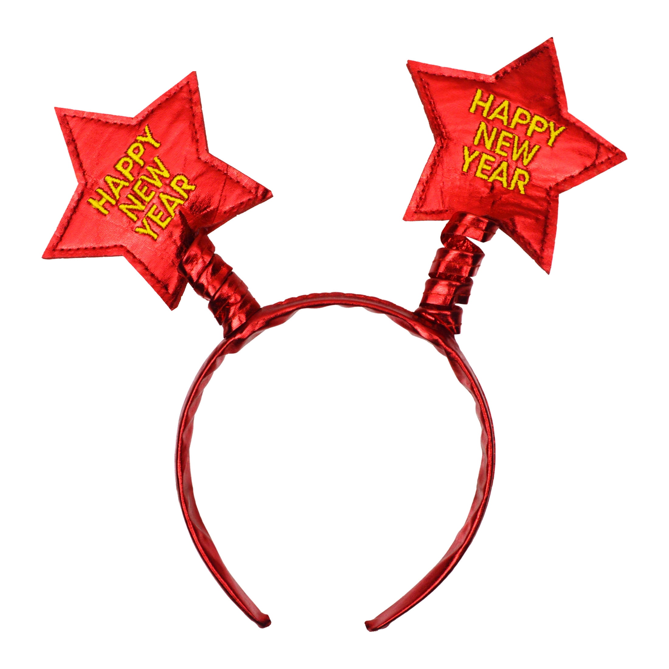 New Year Red Headband Boppers with Star, 1 Piece, Festive Decorations, Way to Celebrate Style, Adult