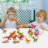 Dinosaur Stacking Building Toys for Boys Wooden Dinosaur Educational Learning Block Toys for Kids Cool Birthday Party Game Gifts for 4 5 6 7 8 Years Old Boys Girls