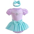 thumbnail image 3 of WIBACKER Baby Girls Princess Romper Tutu Dress Bodysuit Tulle Outfit for Birthday Christmas Halloween Party 12-18M, 3 of 7
