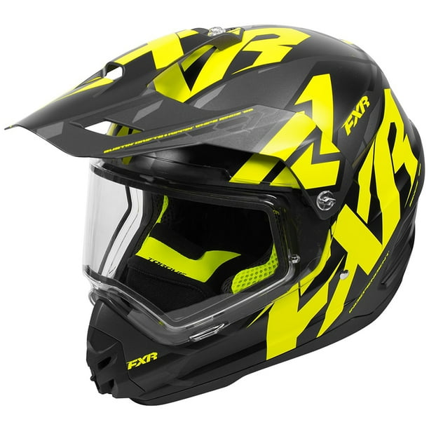 FXR Team FX1 Heated Helmet W/Electric Shield Lightweight Snowmobile