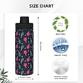 thumbnail image 3 of Logiee Ping Pong Rackets And Balls Print Water Bottle,18oz Sports Insulated Kettle for Cycling Gym Basketball Outdoor, Suitable as a Present, 3 of 7