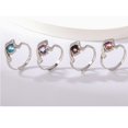 thumbnail image 3 of Women Finger Ring Rhinestone: Fashion Adjustable Midi Ring Jewelry, 3 of 10