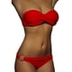 thumbnail image 4 of Traje de baño sexy de color sólido dividido para mujer, bolso rígido para mujer, doble anilla, traje de baño de moda, práctico y sexy, 4 of 4