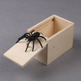 thumbnail image 3 of Caja de broma sorpresa de madera Caja de regalo de dinero de Halloween Broma Navidad Falso juguete de goma para saltar seitruly FN2300-02, 3 of 7