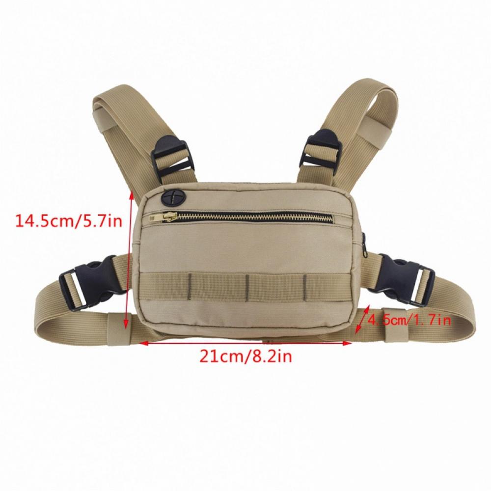 Coherny Chest Rig Bag Hip Hop Streetwear Waist Bag Adjustable Tactical  Chest Bags Fanny Pack Streetwear Waist Packs Men Women