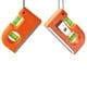 thumbnail image 4 of Regla De Equilibrio Mini herramienta de nivel 2 en 1, 2 niveles de burbuja, gancho de cadena de metal (naranja) Tmvgtek Para estrenar, 4 of 5