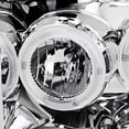 thumbnail image 3 of Spec-D Tuning Projector Headlights Chrome + LED Compatible with Ford F250 F350 F450 F550 Left + Right Pair Headlamps Assembly, 3 of 7