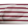 thumbnail image 4 of oneOone Cotton Poplin Carmine Red Fabric Stripe Block Dress Material Fabric Print Fabric By The Yard 56 Inch Wide, 4 of 4