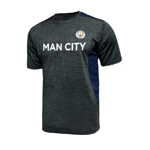 Icon Sports Official Licensed Manchester City Jersey-Like Space Dye Game Day Shirt - Large