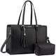 thumbnail image 1 of Bolsa para portátil LOVEVOOK para mujer de 17.3 pulgadas, piel sintética impermeable, 1 of 9