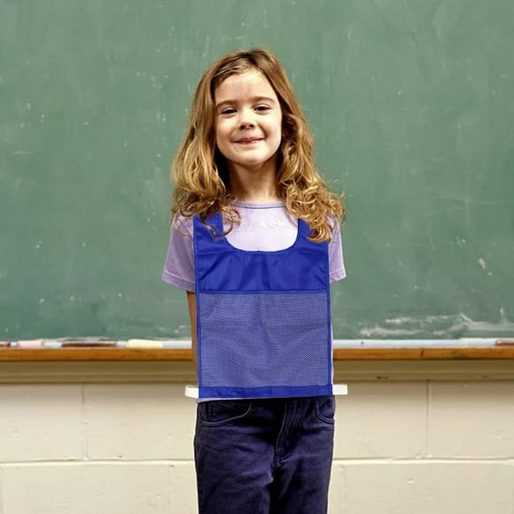 Chaleco de competición libre Mostrar tarjetas alfanuméricas Kindergarden Kids Material didáctico Juguetes preescolares para niños Azul Yotijar Chaleco deportivo de juego