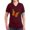 Garnet, variant on CafePress - Monarch Butterfly Women's V Neck Dark T Shirt - Women's V-Neck Dark T-Shirt
