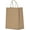 Brown, variant on White Paper Gift Bags with Handles Bulk 25 pcs 8x4.5x10 Medium White Paper Bags for Gifts, Valentines, Shopping, Retail