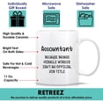 thumbnail image 3 of Funny Mug - Account cause Badass Miracle Worker isn't an Official Job Tittle 11 Oz Ceramic Coffee Mugs - Funny, Sarcasm, Inspirational birthday gifts for friends, coworkers, dad, mom, 3 of 6