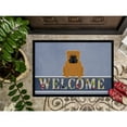 thumbnail image 3 of Carolines Treasures BB5703MAT English Bulldog Red Welcome Door Mat Indoor Rug or Outdoor Welcome Mat 18x27 Doormat  27"L, 3 of 4