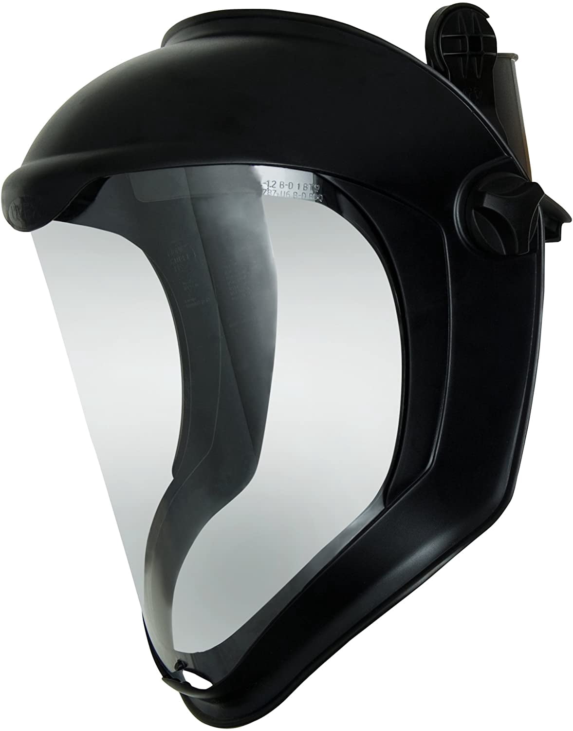 Honeywell Uvex Bionic Face Shields, Polycarbonate, Anti-Fog/Hardcoat Visor, Clear/Black Matte