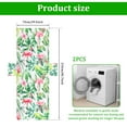 thumbnail image 2 of 2Pcs Lounge Chair Towel Cover Absorbent Microfiber Beach Chair Covers with Side Pockets Flamingo Patterns for Pool Sunbathing Garden, 2 of 10