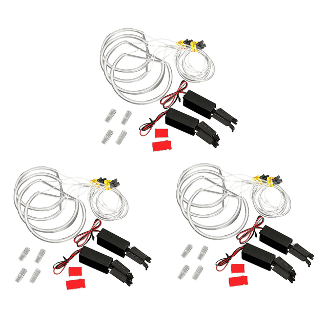 12x Ccfl Angel Eye Halo LED Ring Light White Non-Projector for E46 3 Series